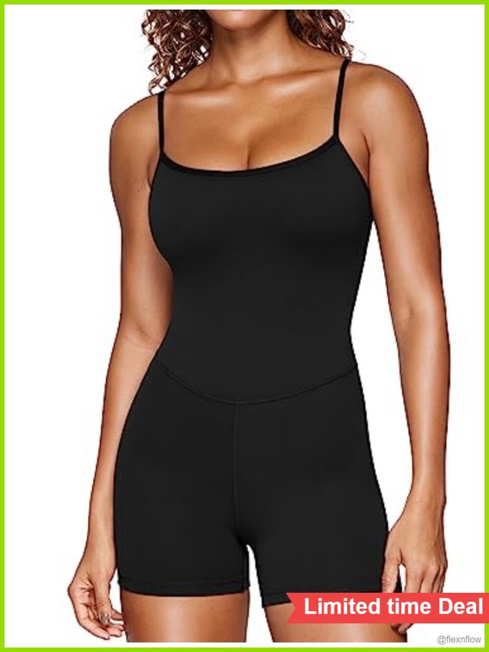 CRZ YOGA Butterluxe Cami Strap Romper One Piece Yoga Athletic